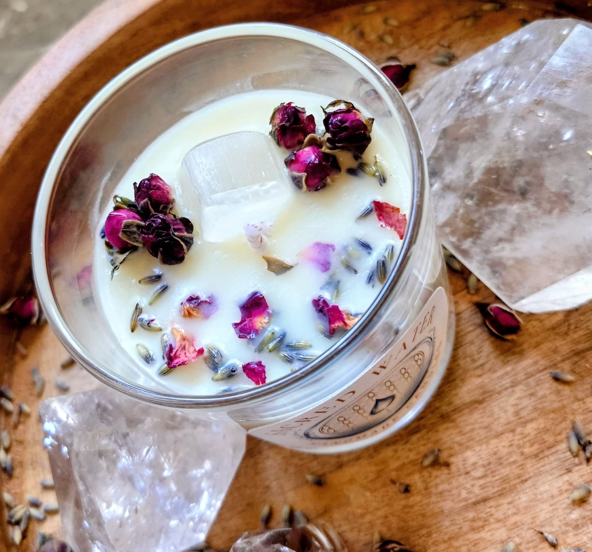 "Sacred Light" | May Chang & Selenite | Cleansing, Renewal & Inner Clarity 30cl Candle
