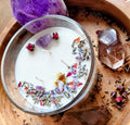 "Sacred Stillness" | Lavender & Amethyst | Peace, Protection & Deep Rest | 55cl Three-Wick Candle