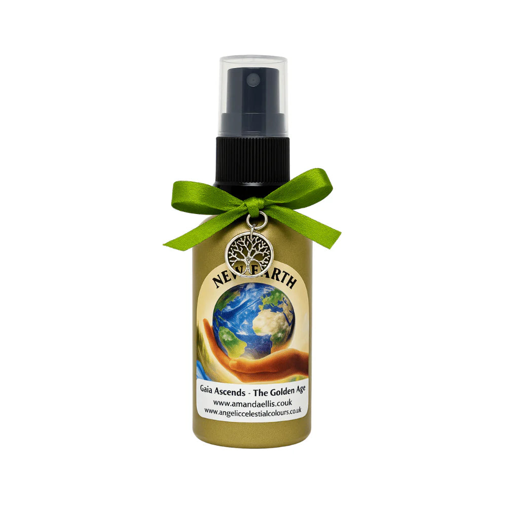 New Earth – Gaia Ascends - The Golden Age Aura Spray | Ascension, Alignment, New Earth Frequencies | 50ml