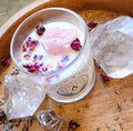 "Cleansing Flame" | Lemon, Rosemary & Rose Quartz | Cleansing Ritual 30cl Candle