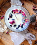 "Sacred Shield" | Celtic Cedarwood, Frankincense & Black Obsidian | Protection, Grounding & Energetic Renewal | 30cl Candle
