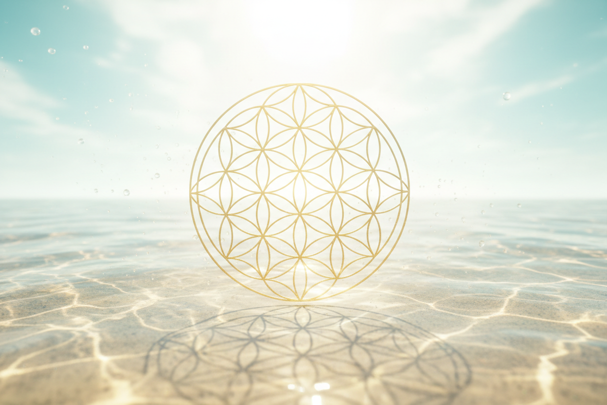 Sacred Geometry Water — Bright Flower of Life