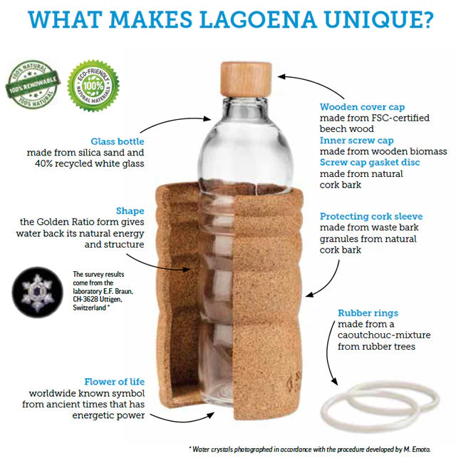 Water Bottle | Sacred Geometry Energy (Lagoena)