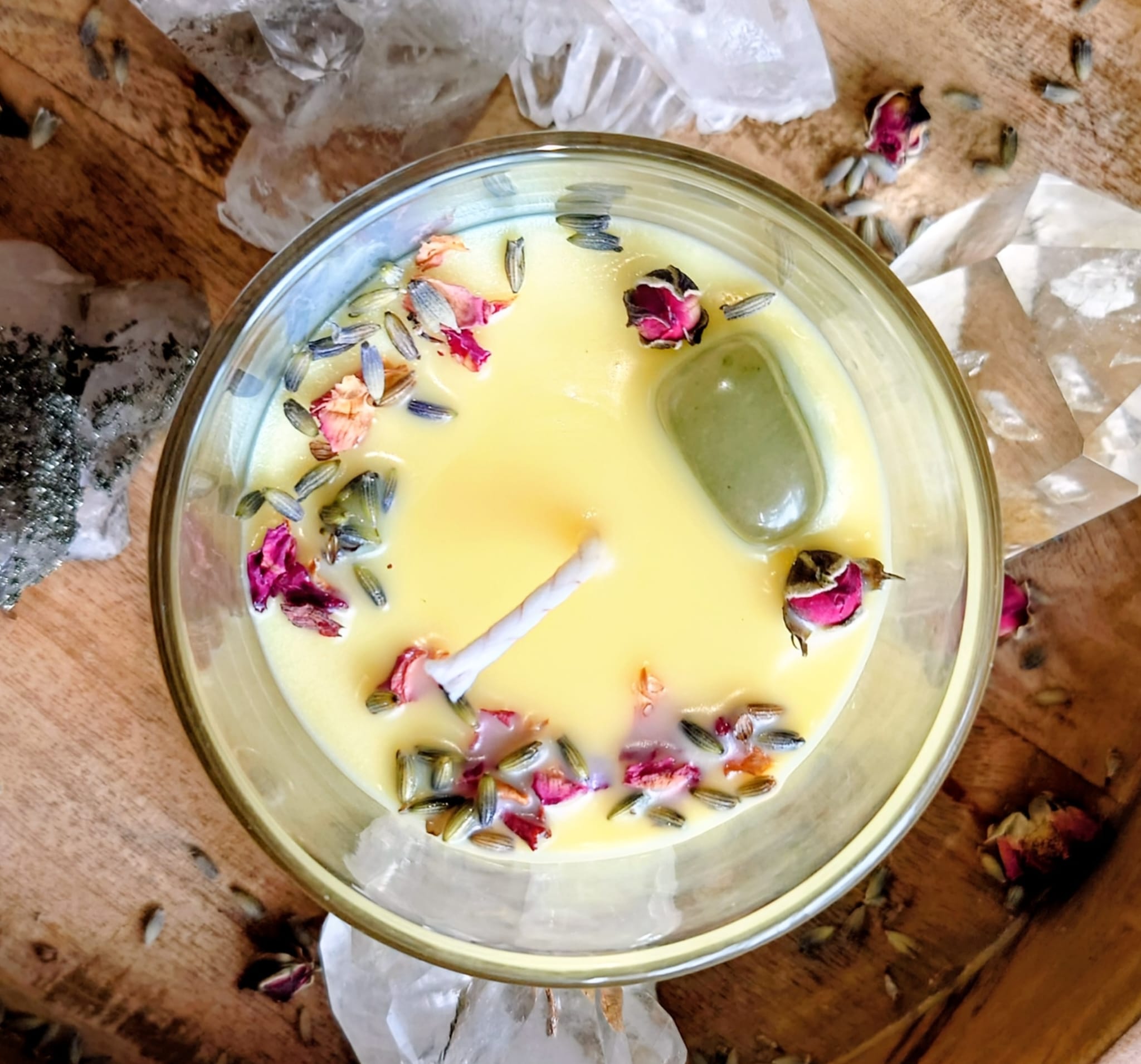 "Fresh Horizons" | Lemongrass, Sweet Orange, Peppermint & Green Aventurine | 30cl Candle